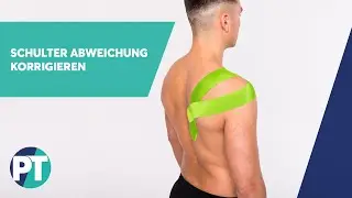 Schulter Abweichung korrigieren mit kinesiotape | Medical Taping | PhysioTape