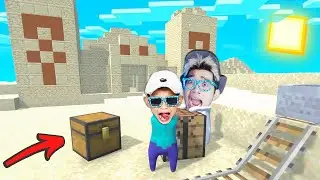 KITA MENEMUKAN PIRAMID TERSEMBUNYI MINECRAFT MIRIP BANGET DI DUNIA HUMAN FALL FLAT!!!