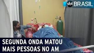AM: mortes por Covid-19 em 2021 ultrapassam total do ano passado | SBT Brasil (24/02/21)