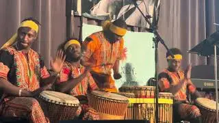 Papa Yansane plays a Soli solo with West African Cultural Arts Institute's Guinean performers.