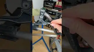 Extreme BMX Brake Install!⁉️😱 Fitting A New Odyssey Brake In The Bike shop! #bikes #bmx #shorts