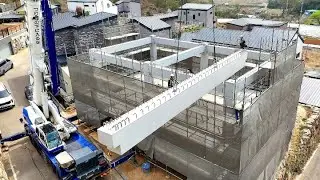 Amazing! Process of Constructing a Concrete House | Inside a PC (Precast Concrete) Factory
