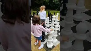 Who knew? Kids still play chess! #chess #chessgame #nationaltrust #outdoors #outdooradventure