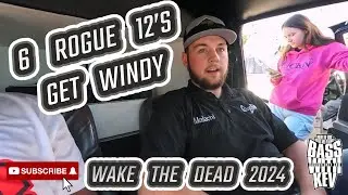 6 ROGUE CAR AUDIO 12 INCH SUBWOOFERS GET WINDY AT WAKE DEAD SHOW 2024