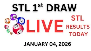 STL  1st DRAW RESULTS  10:30 AM LIVE DRAW  JANIARY  04,  2026