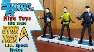 Star Trek Kirk, Spock & McCoy Action Figures (Hiya Toys Exquisite Mini) Review [Soundout12]