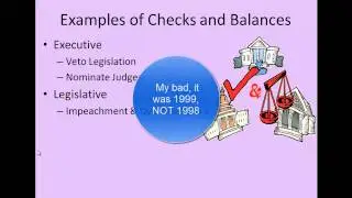 US Regents Review: Separation of Powers