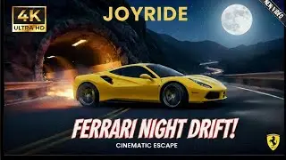 Ferrari 488 GTB Night Drift 🔥|| Cinematic 4K HD Quality || Escape After Dark || Pennzoil x MOTIVEXIN