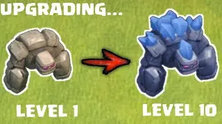 Golem Level 1 to Max | Golem All Levels | Noob Gamerz | COC | Clash Of Clans | #shorts #cocshorts