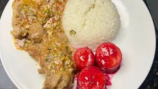 Chivo Guisado En Leche De Coco Y Pl&aacute;tanos En Tentaci&oacute;n.