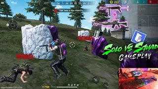 Solo Vs Squad GG Mouse Pro Gameplay 💙📌 Mobilador free fire