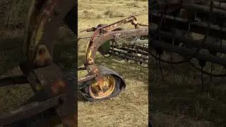 Another day another tire explosion #farmlife #farming #hay #johndeere