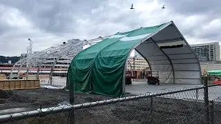 Work begins on NW Portland homeless navigation shelter