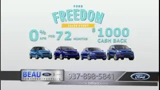 0% for 72 monhts + $1,000 Cash Back Ford Freedom Sales Event