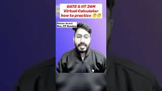Virtual Calculator in GATE & IIT JAM exam 🔥 #gate2023 #jam2023