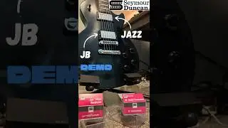 Seymour Duncan JB & Jazz Pickup Demo! 🎸 #guitar #music #audio #seymourduncan #fyp  #guitarplayer