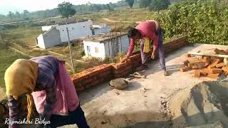 Parafet wall brick joint  । Brick joint in parafet  wall ।