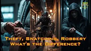 Theft vs Snatching vs Robbery | Difference Explained with Examples | Indian Penal Code