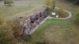 Ligne Maginot ouvrage de Hackenberg drone photos