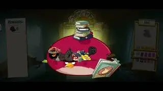 Angry Birds 2 Bookworm hat set Day 2 (Ticket used X1) 