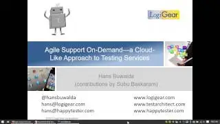 Agile Support On-Demand - A Cloud-Like Approach to Testing Services