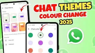 Whatsapp Chat Theme Colour Change Kaise Kare | Whatsapp Default Chat Theme Change Kaise Kare