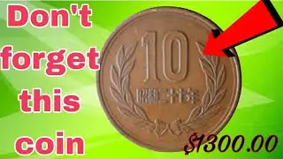 10 yen showa coin1951japan historical and significant valueable coin 