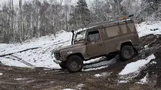4x4 off road in the Land Rover Defender  - Salisbury Plain, Slindon, Mannington
