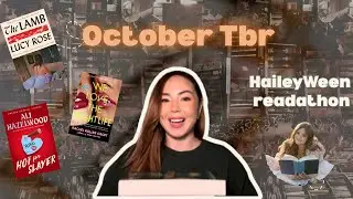 October Spooky Season TBR + Happy HaileyWeen readathon book picks 🥰📚