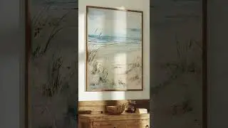 Beachy Wall Art 🐚 Beach House D&eacute;cor Coastal Beach Spring Wall Art