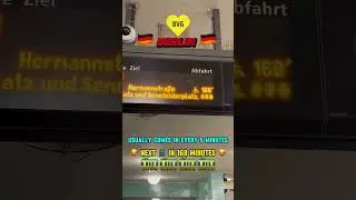 🇩🇪😂 Brelin Ubahn Delay 😂🇩🇪#germany #train #delay