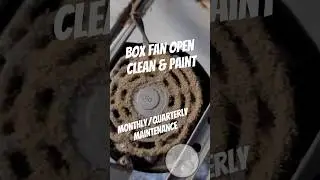 Lasko Box Fan Open | Clean | Paint |  #diy #cleaningtips #maintenance #electrical #indoorgardening