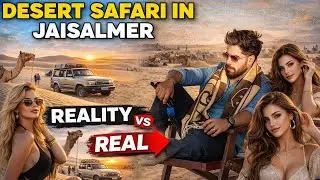 Jaisalmer desert safari reel vs reality | khizar creation