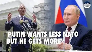 NATO chief on Putin's getting 'more NATO', unblocking Turkey's opposition and weapons aiding Ukraine