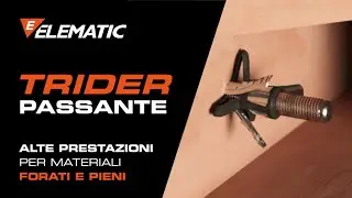 Tassello per forato: TRIDER passante &egrave; l'alternativa agli ancoranti chimici per carichi pesanti
