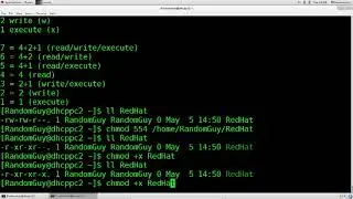 Learn Red Hat Linux Episode #14: File/Folder Ownership and Permissions Commands (chown, chmod)