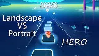 Tiles Hop. HERO ( Landscape VS Portrait )