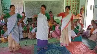 Puja puja action song for pre-school children by Anganwadi workers||pre-school learning||Howraghat.