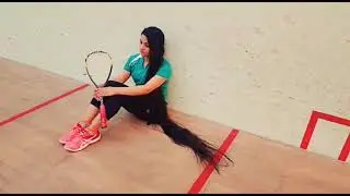 Pakistan's longest hair girl Squash player Zahib Kamal, Sportswire Pakistan