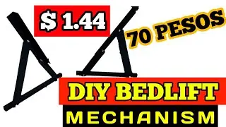 Php70 ($ 1.44) DIY Bedlift mechanism!!! Built from scrap