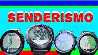 Ruta SENDERISMO con MAPA. Samsung Galaxy Watch 5 Pro, Garmin Fenix 6 PRO, Ticwatch Pro 3 GPS, Watch1