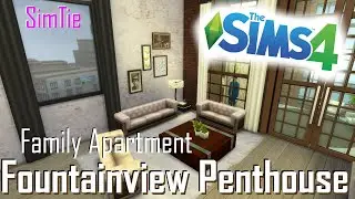 Fountainview Penthouse - Build in under 4 minutes! - The Sims 4 - Speedbuild - SimTie