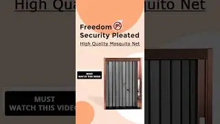 Freedom Security Pleated | Mosquito net #shorts #mosquito
