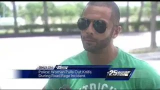 Woman arrested after road rage incident