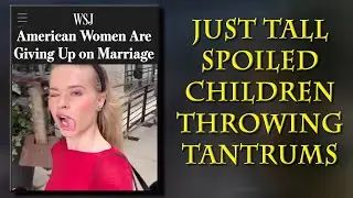 Spoiled women quit because men finally DEMAND traditional women.