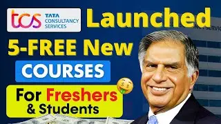 TCS Launched | 5 Free Digital Certification Courses for Students (2025) | Don't Miss
