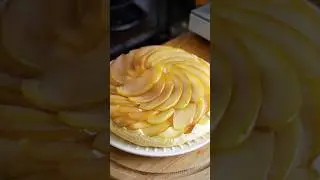 材料4つ！フライパンでりんごケーキ作り方！#簡単レシピ #shorts