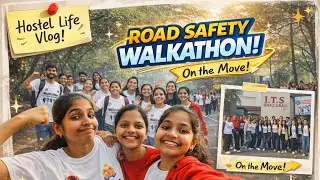 Fun vlog with hostel mates 🥰❣️😇  #hostellife #walkathon #friends 