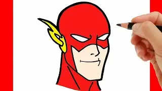 HOW TO DRAW THE FLASH EASY STEP BY STEP
