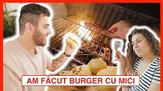 Am făcut BURGER cu MICI! 100% făcut în casă.